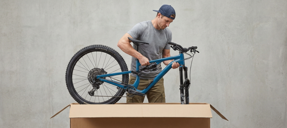 Seller with bike