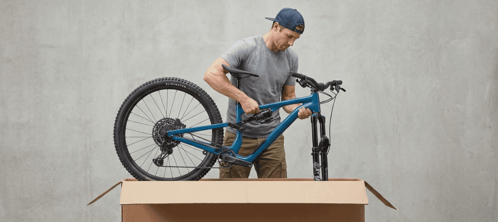 Seller with bike