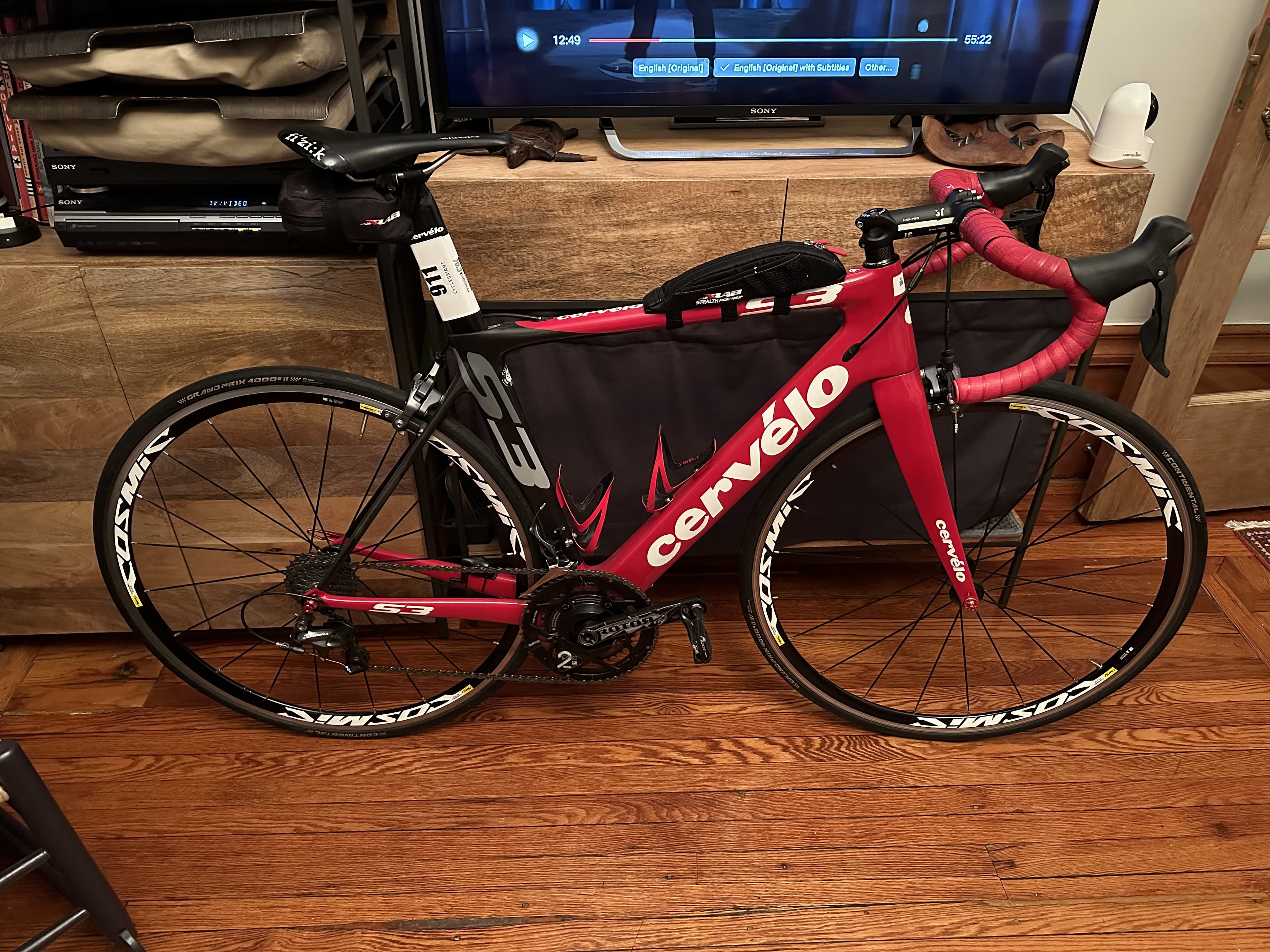 Cervelo s3 2025 frame size chart
